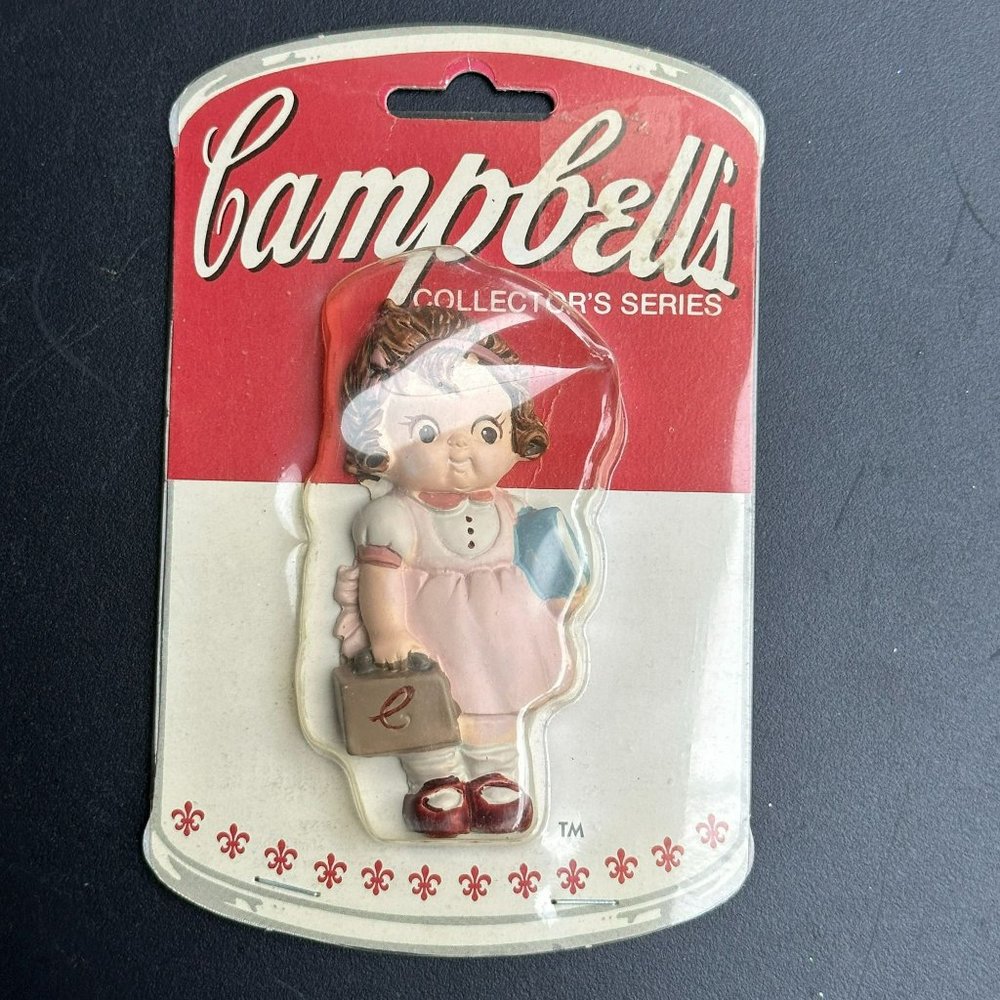 Campbell's Soup Souper Kids School Girl Refrigerator Magnet - 1990